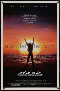 9f0970 MASK 1sh 1985 Cher, Eric Stoltz, Sam Elliot, Peter Bogdanovich