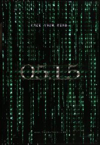 9f0971 MATRIX RELOADED holofoil teaser 1sh 2003 Keanu Reeves, free your mind on 05.15!