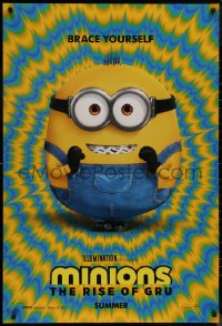 9f0979 MINIONS: THE RISE OF GRU advance DS 1sh 2021 CGI sequel, colorful image, brace yourself!