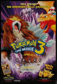 9f1027 POKEMON 3: THE MOVIE advance DS 1sh 2001 Veronica Taylor, Rachael Lillis, anime images!