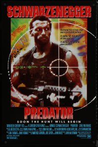 9f1032 PREDATOR 1sh 1987 Arnold Schwarzenegger sci-fi, like nothing on Earth!