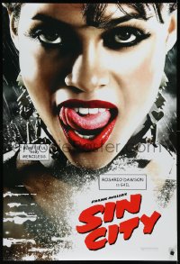 9f1100 SIN CITY teaser DS 1sh 2005 graphic novel by Frank Miller, sexy Rosario Dawson as Gail!