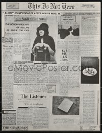 9f0219 JOHN LENNON/YOKO ONO 17x22 catalog 1971 from Lennon/Ono Original Gallery, incredibly rare!