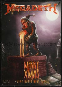 9f0096 MEGADETH 20x28 music poster 2015 wild horror art by Noumier Tawilah for Christmas card!