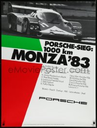 9f0174 PORSCHE Monza '83 style 30x40 German special poster 1983 promoting their racing team!