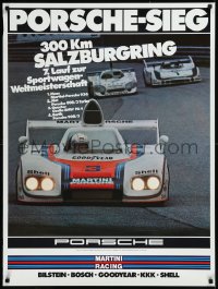 9f0172 PORSCHE Salzburgring '76 style 30x40 German special poster 1976 promoting their racing team!