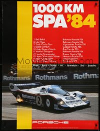 9f0175 PORSCHE Spa '84 style 30x40 German special poster 1984 promoting their racing team!