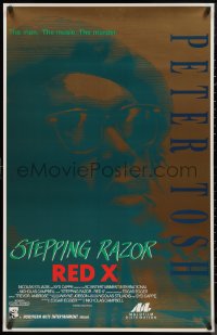 9f1136 STEPPING RAZOR RED X 26x40 1sh 1992 biography of Jamaican reggae musician Peter Tosh!