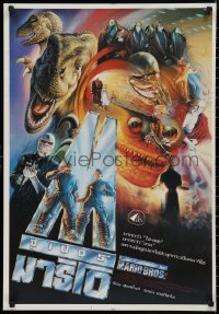 9f0682 SUPER MARIO BROS Thai poster 1993 Hoskins, Leguizamo, Tongdee art of Nintendo characters!