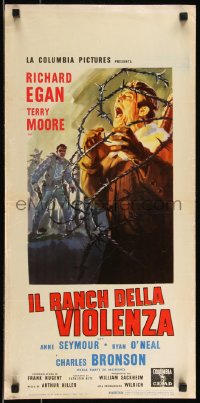 9h1089 THIS RUGGED LAND Italian locandina 1962 super young Ryan O'Neal shown in his first movie!