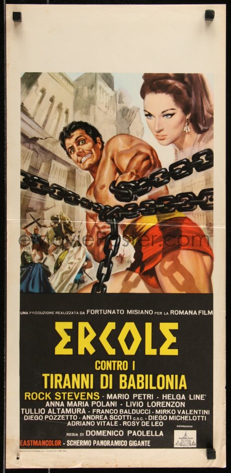 eMoviePoster.com: 9h0938 HERCULES & THE TYRANTS OF BABYLON Italian ...