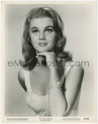 9j1532 VIVA LAS VEGAS 8x10.25 still 1964 incredible portrait of sexy Ann-Margret in low-cut beaded dress