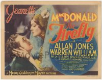 9j0580 FIREFLY TC 1937 romantic close up of Jeanette MacDonald & Allan Jones, ultra rare!