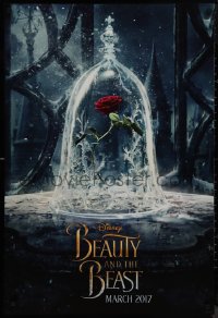 9k0659 BEAUTY & THE BEAST teaser DS 1sh 2017 Walt Disney, great image of The Enchanted Rose!