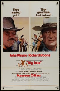 9k0667 BIG JAKE 1sh 1971 Richard Boone wanted gold but John Wayne gave him lead instead!