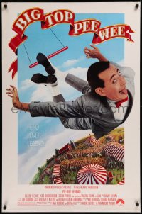 9k0669 BIG TOP PEE-WEE 1sh 1988 Paul Reubens is a hero, lover & legend, cult classic, great image!