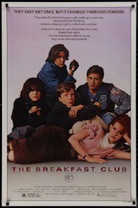 9k0680 BREAKFAST CLUB 1sh 1985 John Hughes, Estevez, Molly Ringwald, Judd Nelson, classic!