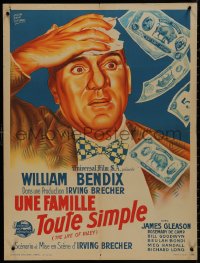 9k0563 LIFE OF RILEY French 24x31 1950 William Bendix in the title role, James Gleason, Lefebvre!