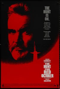 9k0813 HUNT FOR RED OCTOBER 1sh 1990 Russian military submarine captain Sean Connery!