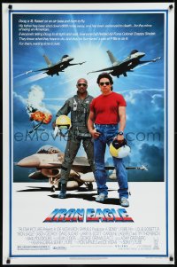 9k0828 IRON EAGLE 1sh 1986 Louis Gossett Jr, Jason Gedrick was born to fly F-16s!