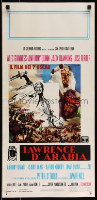 9k1642 LAWRENCE OF ARABIA Italian locandina R1970s David Lean classic, winner of 7 Oscars!