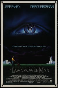 9k0862 LAWNMOWER MAN DS 1sh 1992 Stephen King sci-fi, science made him a God!