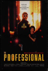 9k0864 LEON DS 1sh 1994 Luc Besson's The Profesional, images of Jean Reno & young Natalie Portman!