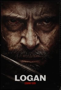 9k0872 LOGAN style D int'l teaser DS 1sh 2017 Hugh Jackman in the title role as Wolverine!