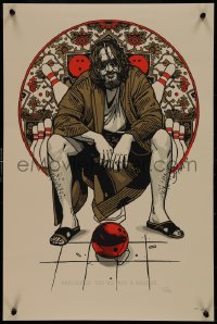 9k1195 BIG LEBOWSKI #373/400 16x24 art print 2020 The Dude, bowling ball & pins by Tyler Stout!