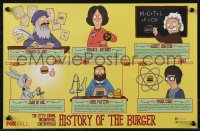 9k1119 BOB'S BURGERS tv poster 2015 Loren Bouchard & Jim Dauterive's, art of top cast!