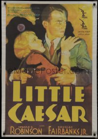 9k0540 LITTLE CAESAR 28x39 Egyptian R2000s Edward G. Robinson, art from U.S. one-sheet!