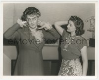 9p0703 LOVE CRAZY deluxe 8x10 still 1941 William Powell in drag as his own sister w/ sexy Myrna Loy!