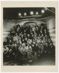 9p0704 LOVE IN THE AFTERNOON candid 8x10 still 1957 Billy Wilder, Gary Cooper, Audrey Hepburn & cast!