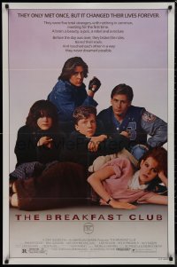 9p0471 BREAKFAST CLUB 1sh 1985 John Hughes, Estevez, Molly Ringwald, Judd Nelson, classic!