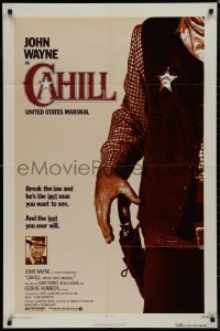 9p0472 CAHILL 1sh 1973 George Kennedy, classic United States Marshall big John Wayne!