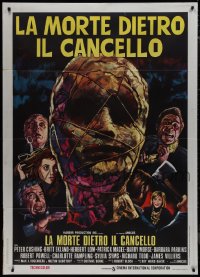 9p1694 ASYLUM Italian 1p 1973 Peter Cushing, written by Robert Bloch, horror, different art!