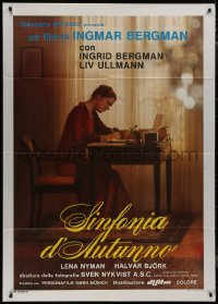 9p1696 AUTUMN SONATA Italian 1p 1978 Hostsonaten, Ingmar Bergman directs & Ingrid Bergman stars!