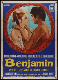 9p1705 BENJAMIN Italian 1p 1968 Michel Deville, completely different art of Catherine Deneuve!