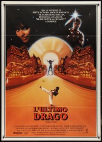 9p1927 LAST DRAGON Italian 1p 1985 Berry Gordy production w/martial artist Taimak!