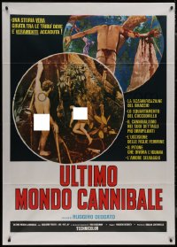 9p1928 LAST SURVIVOR Italian 1p 1978 Italian modern man & woman vs primitive cannibals, gruesome!