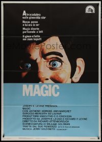 9p1957 MAGIC Italian 1p 1979 Richard Attenborough, ventriloquist Anthony Hopkins, creepy dummy image