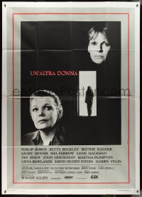 9p1459 ANOTHER WOMAN Italian 2p 1989 Gena Rowlands & Mia Farrow, directed by Woody Allen!