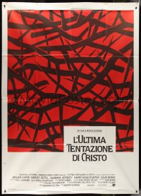 9p1559 LAST TEMPTATION OF CHRIST Italian 2p 1988 Martin Scorsese, Willem Dafoe as Jesus, Caroff art!