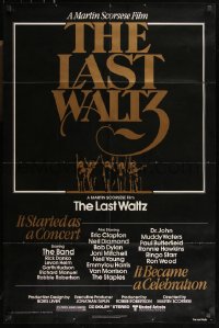 9p0552 LAST WALTZ 1sh 1978 Martin Scorsese, it started as a rock concert & became a celebration!