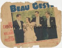 9p1031 BEAU GESTE LC 1939 Ray Milland, Robert Preston & Gary Cooper in tuxes by young Susan Hayward!