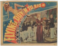 9p1116 FLYING DOWN TO RIO LC 1933 Ginger Rogers sings on stage by Gene Raymond & his band!