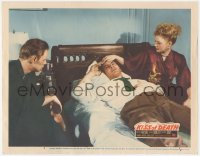 9p1163 KISS OF DEATH LC #3 1947 sexy woman & Richard Widmark by Victor Mature's bedside!