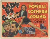 9p0974 LADY BE GOOD TC 1941 Eleanor Powell, Ann Sothern, Robert Young, Barrymore, Skelton, rare!