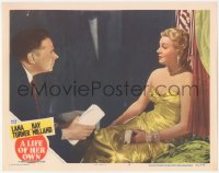 9p1172 LIFE OF HER OWN LC #4 1950 great close up of Tom Ewell staring at sexy Lana Turner!