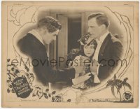 9p1227 PARADISE LC 1926 close up of man threatening Milton Sills & Betty Bronson, ultra rare!